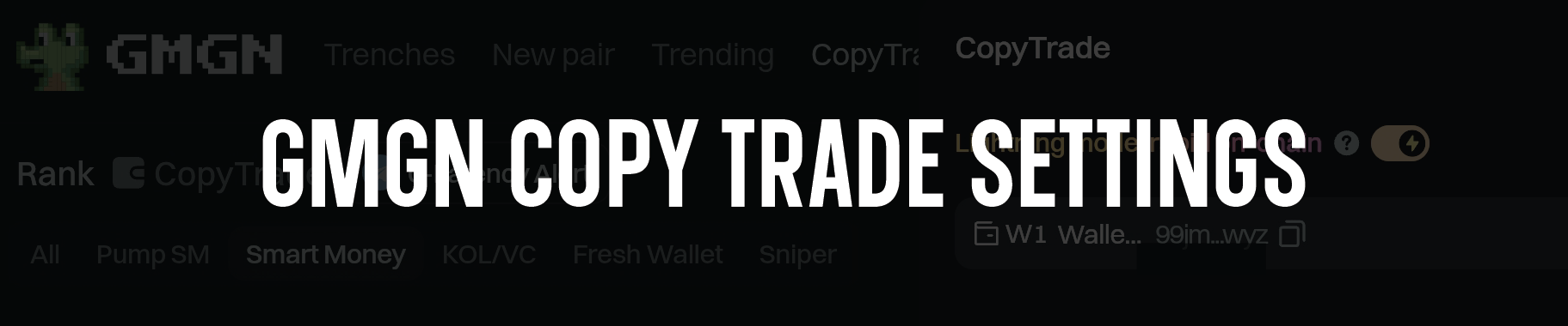 Configuration for Mirror Trades