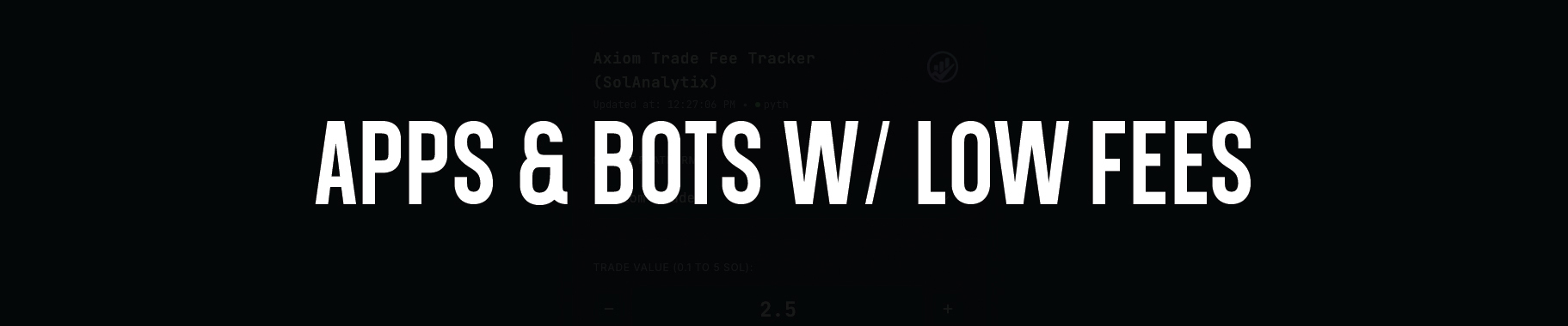 Sol Trading Bot Transaction Calculator