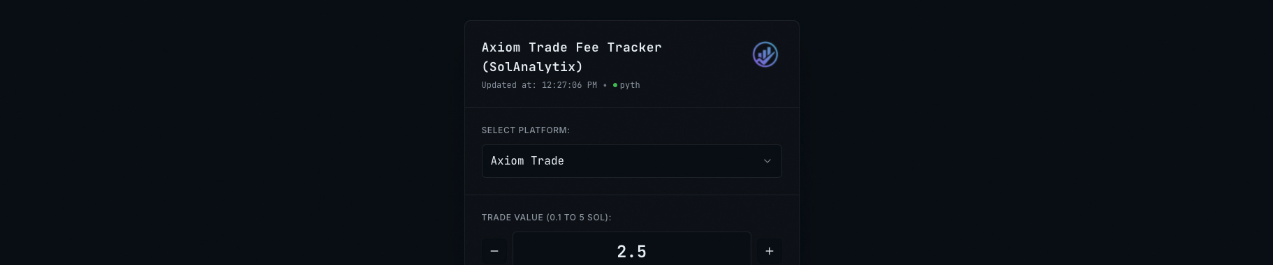 Multi-Platform Solana Transaction Calculator