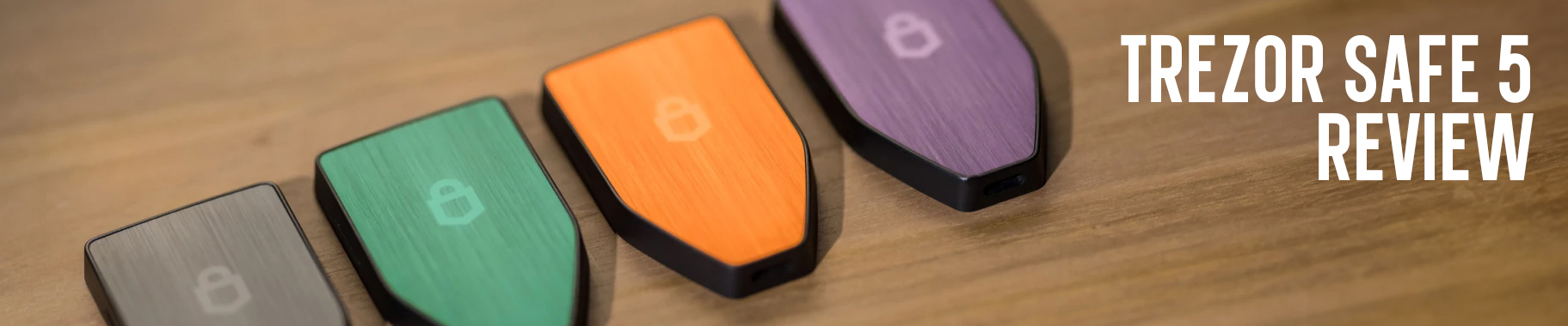 Thorough Review & Display Photo of the Trezor Safe 5 Touchscreen Wallet